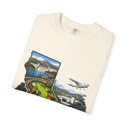 Pacoima Bred Graphic T-Shirt — Vintage Los Angeles Golf & Aviation Design