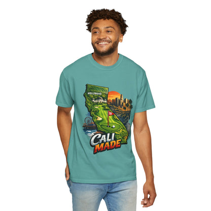 Cali Made T-Shirt — California Golf & Cityscape Tee